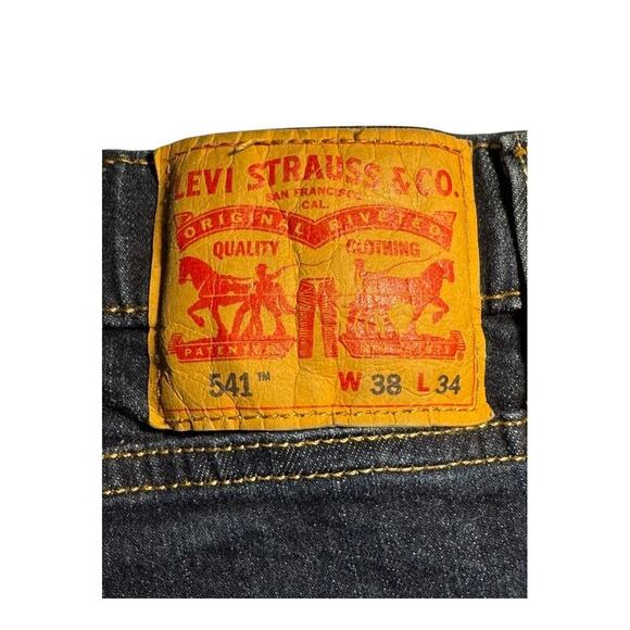 Levi's 541 Men's Jeans Blue‎ Size 38x34 Straight Fit Denim - Picture 3 of 6